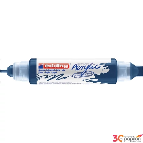 Edding 5400 Akril marker (2-3 Mm/5-10 Mm) Elegant Midnight 3D DOUBLE LINER