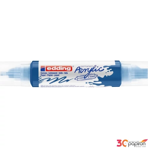 Edding 5400 Akril marker (2-3 Mm/5-10 Mm) Gentian Blue 3D DOUBLE LINER