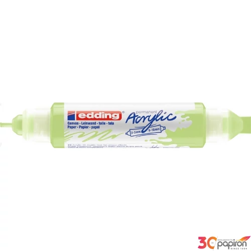 Edding 5400 Akril marker (2-3 Mm/5-10 Mm) Pastel Green 3D DOUBLE LINER