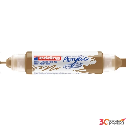 Edding 5400 Akril marker (2-3 Mm/5-10 Mm) Rich Gold 3D DOUBLE LINER
