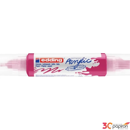 Edding 5400 Akril marker (2-3 Mm/5-10 Mm) Telemagenta 3D DOUBLE LINER