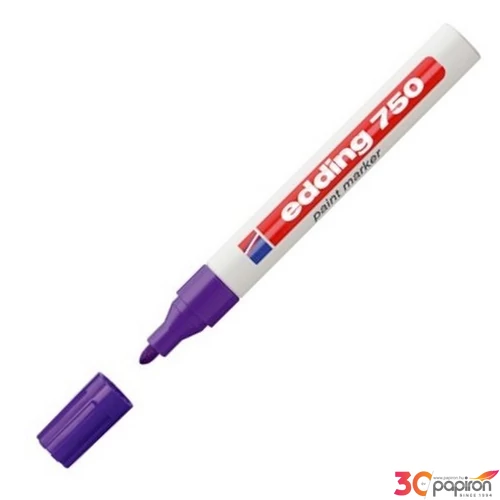Edding 750 kerek hegyű lila lakkmarker 2-4mm jelölésre Üveg, porcelán, műanyag, fém 