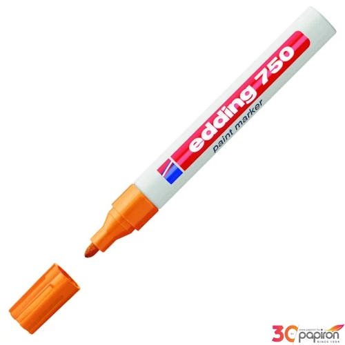 Edding 750 kerek hegyű narancs lakkmarker 2-4mm jelölésre Üveg, porcelán, műanyag, fém 
