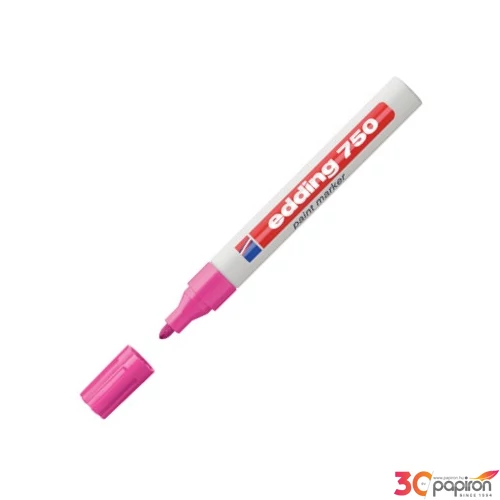 Edding 750 kerek hegyű rózsa lakkmarker 2-4mm jelölésre Üveg, porcelán, műanyag, fém 