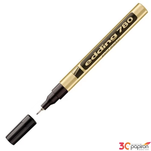 Edding 780 arany lakkmarker 0,8mm jelölésre Üveg, porcelán, műanyag, fém