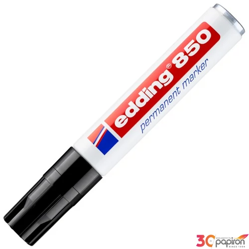Edding 850 vágott hegyű fekete permanent alkoholos marker 5-16mm Marker permanent Edding 850