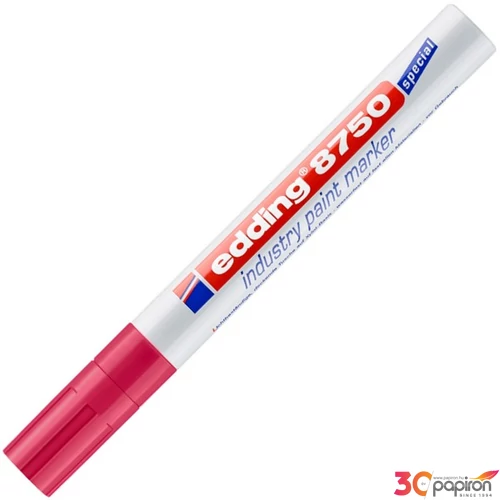 Edding 8750 lakkmarker kerek hegyű ipari lakkmarker piros