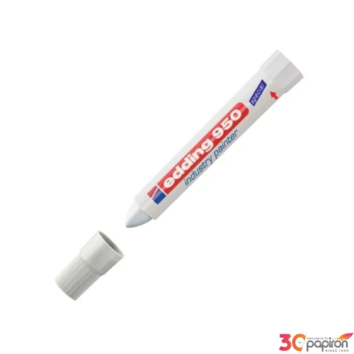 Edding 950 fehér jelölő marker, festékpaszta Főként durva felületek, szennyezett