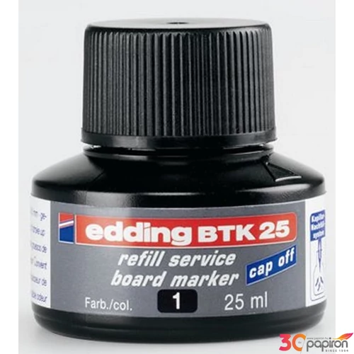 Edding BTK25 táblamarker tinta fekete utántöltő táblafilc, táblamarker