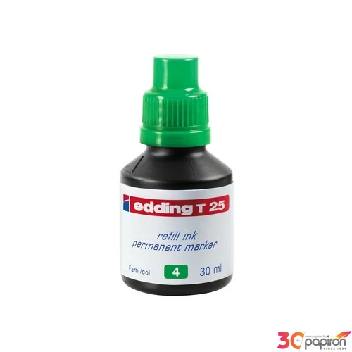 Edding T25 zöld tinta alkoholos markerekhez 30ml filc, marker