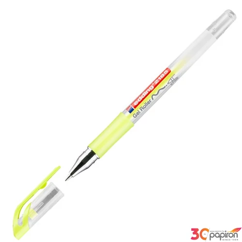 Edding zseléstoll 2185 metallic pasztell sárga 0,7mm rollertoll zselés Edding 2185
