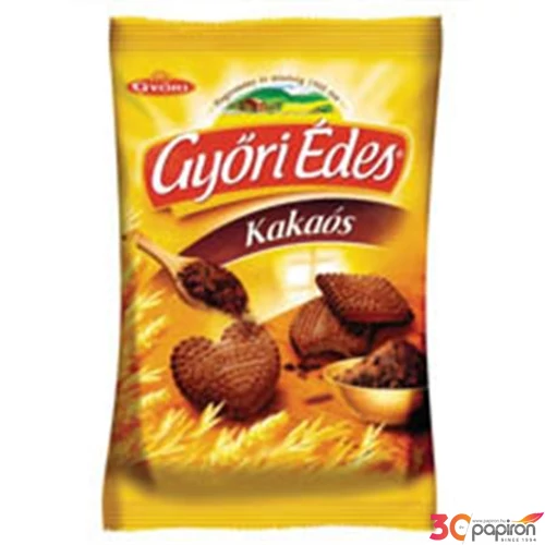 Édes kekszek Győri kakaós ízű, 150g KHE327