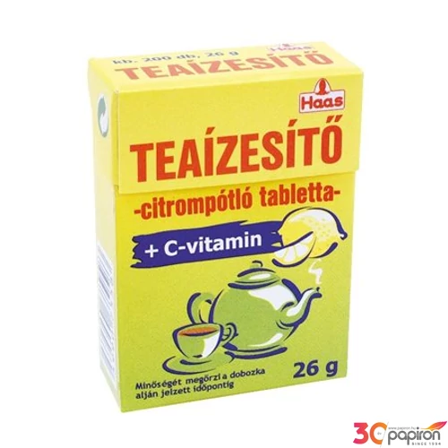 Édesítőszer teaízesítő 26g citrompotló HaaS KHK422