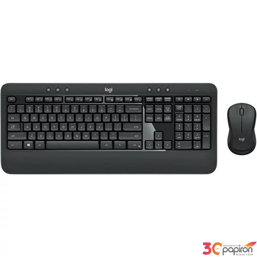 Egér- és billentyűzet készlet vezeték nélküli USB HUN LOGITECH MK540