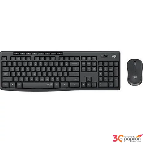 Egér- és billentyűzet készlet vezeték nélküli USB LOGITECH MK295 grafitszürke