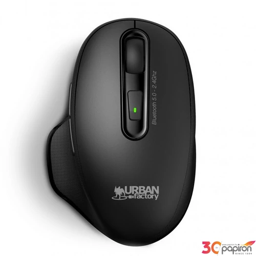 Egér vezeték nélküli optikai tölthető USB+BT URBAN FACTORY Onlee Pro Dual