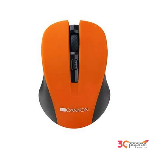 Egér vezeték nélküli optikai USB CANYON MW-1 narancs