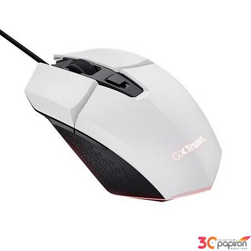 Egér vezetékes optikai gaming LED TRUST GXT109W Felox fehér