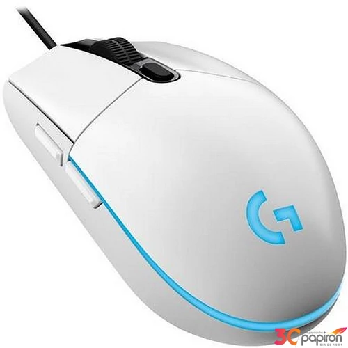Egér vezetékes optikai USB gaming LOGITECH G102 Prodigy fehér