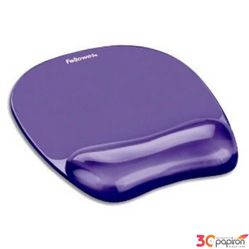 Egéralátét Fellowes Crystals™ Gel géltöltésű ergonóm csuklótámasszal lila