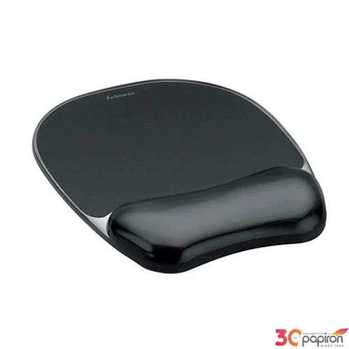 Egéralátét Fellowes Crystals™ Gel géltöltésű ergonóm csuklótámasszal fekete