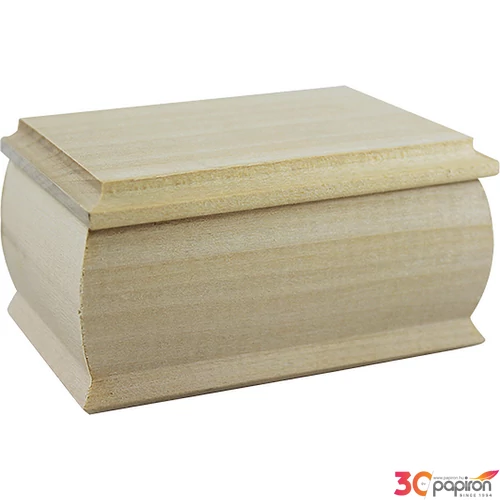 Fa ékszerdoboz 10x6, 5x5cm