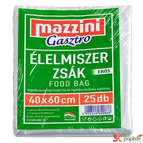 Élelmiszerzsák erős 25db 40 x 60cm MAZZINI Gasztro