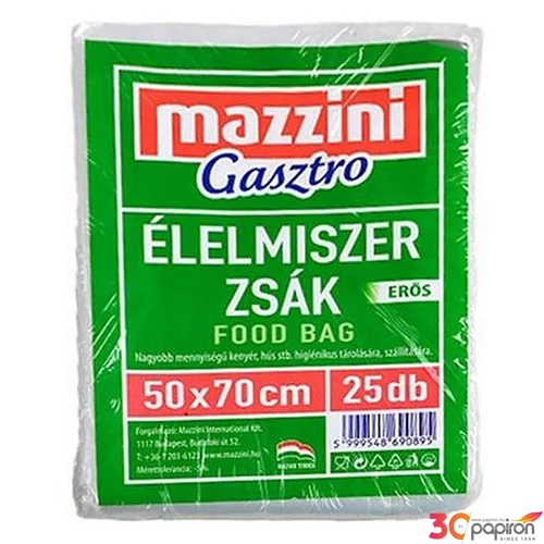 Élelmiszerzsák erős 25db 50 x 70cm MAZZINI Gasztro
