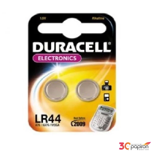 Elem Duracell LR44 gombelem 2db/bliszter 1,5v