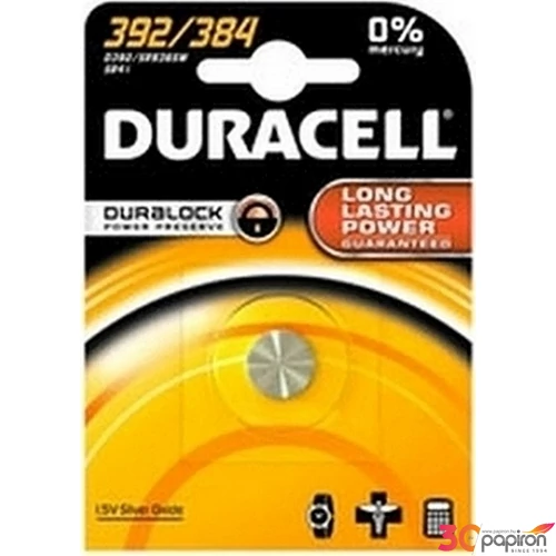 Elem Duracell 392/384 gombelem D392/384/V392/384 SR41 1.5V ezüst-oxid