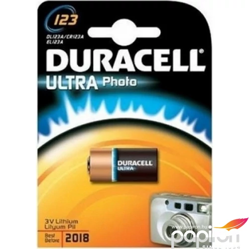 Elem Duracell CR123