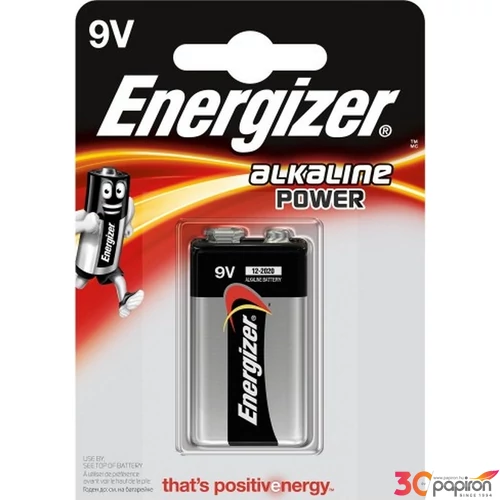 Elem Energizer 9V Alkaline Power 