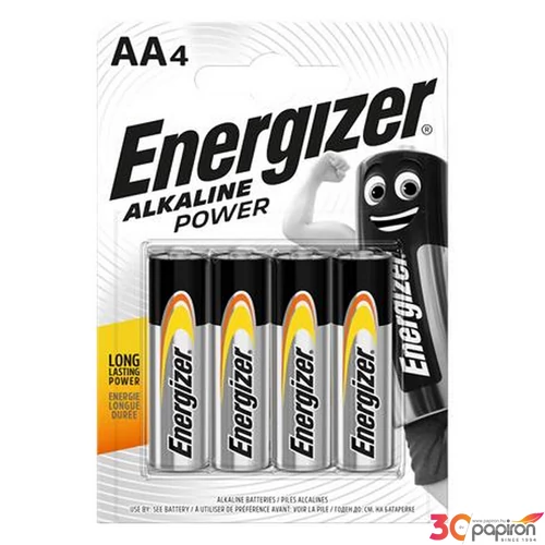 Elem Energizer AA ceruza AA ceruza, 4 db/bliszter Alkaline Power