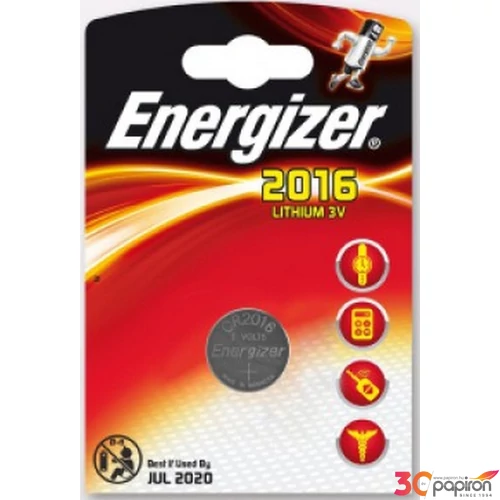 Elem Energizer CR2016 Lithium Gombelemek Energizer 301021801/638710