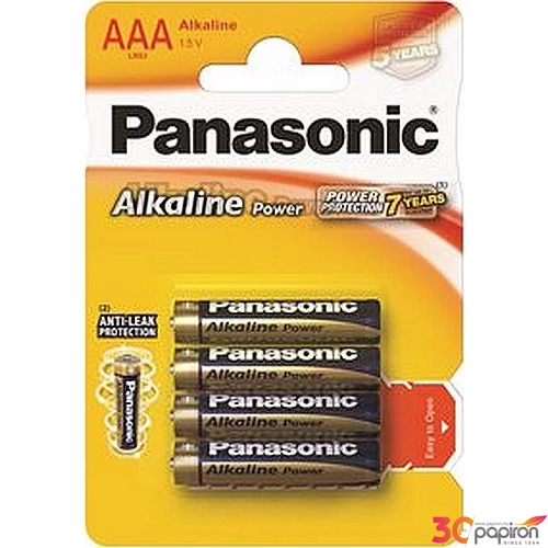 Elem Panasonic mikro Alkaline Power AAA 4db PEBAAA3