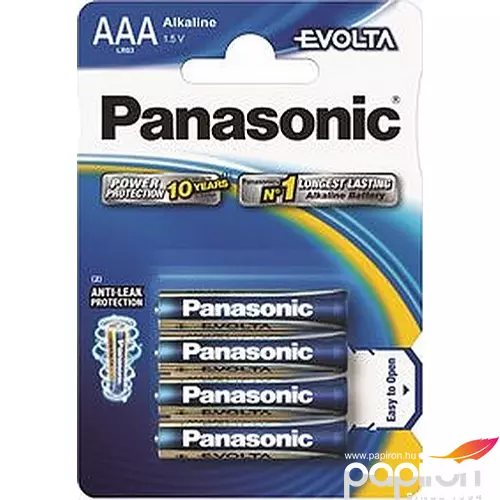 Elem Panasonic mikro Evolta AAA 4db