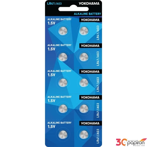 Elem Yokohama/Rocket LR41 gombelem, ALKALINE, , 1,5V AG3,192,392