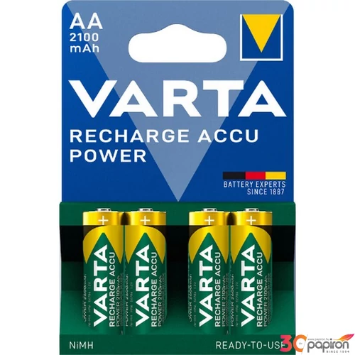 Elem Varta Accu AA R2U tölthető elem1,2V 2100mAh 4db-os