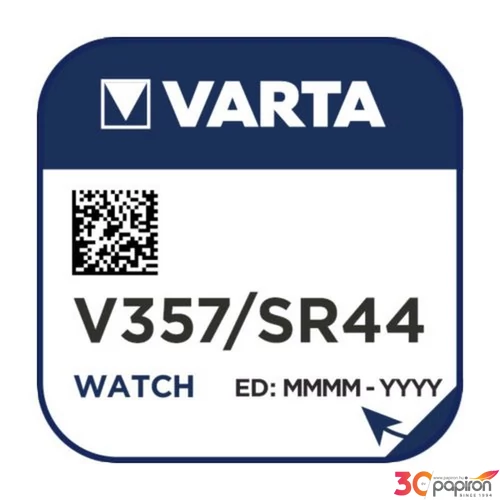 Elem Varta V357/SR44 ezüst-oxid gombelem VARTA V357