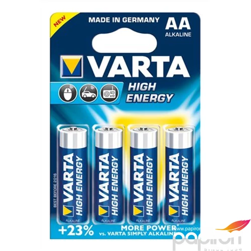 Elem Varta High Energy LR6 AA AA ceruza elemek VARTA 4906121414