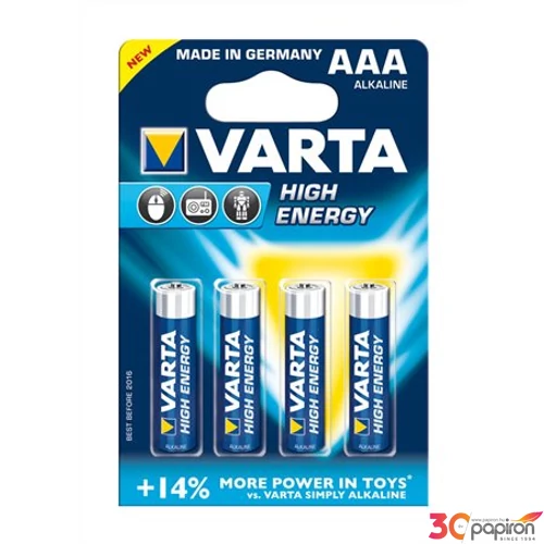 Elem Varta High Energy LR03 AAA mikro elemek VARTA 4903121414
