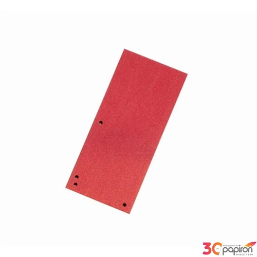 Elválasztócsík karton Donau 235x105mm piros 100ív/csom Iratrendezés DONAU 8620100-04PL