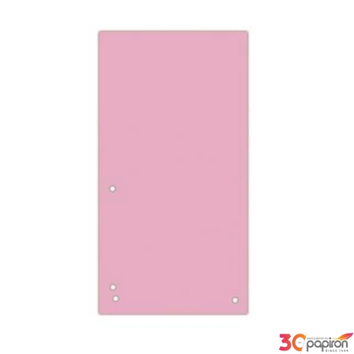 Elválasztócsík karton Donau 235x105mm rózsaszín 100ív/csom Iratrendezés DONAU 8620100-16PL