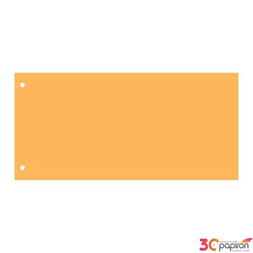 Elválasztócsík karton Victoria 235x105mm citromsárga 50ív/csom Iratrendezés Victoria