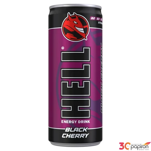 Energiaital 250ml HELL Black Cherry