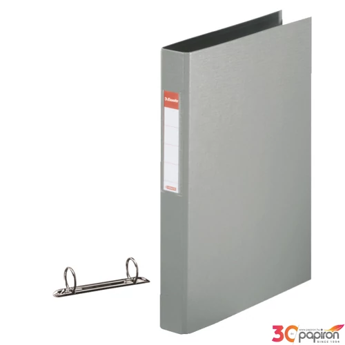 Gyűrűskönyv Esselte STANDARD A4 2 gyűrű szürke Esselte