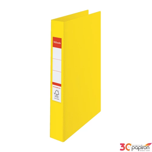 Gyűrűskönyv Esselte STANDARD A4 4 gyűrű VIVIDA sárga Esselte
