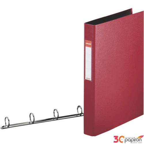 Gyűrűskönyv Esselte STANDARD A4 4 gyűrű bordó Esselte