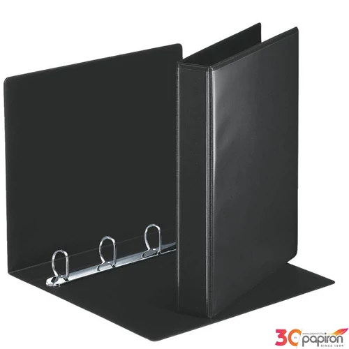 Gyűrűskönyv panorámás Esselte A4 50mm D4gy fekete Esselte