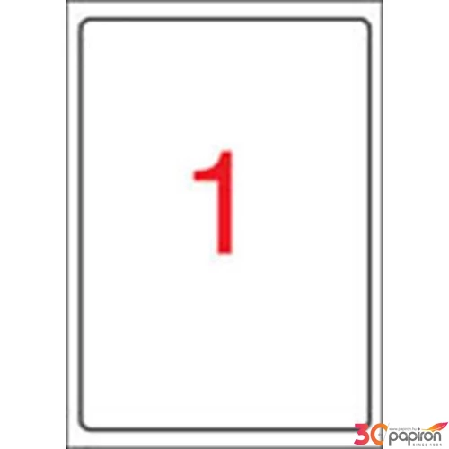 Etikett címke Apli tintasugaras nyomtatóhoz, 199,6x289,1mm fényes, fotóminőségű,10 etikett/csomag